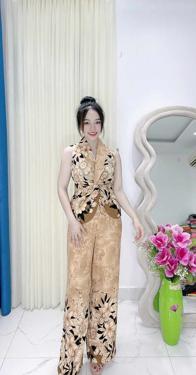 Set Bộ Sát Nách Xoắn Eo