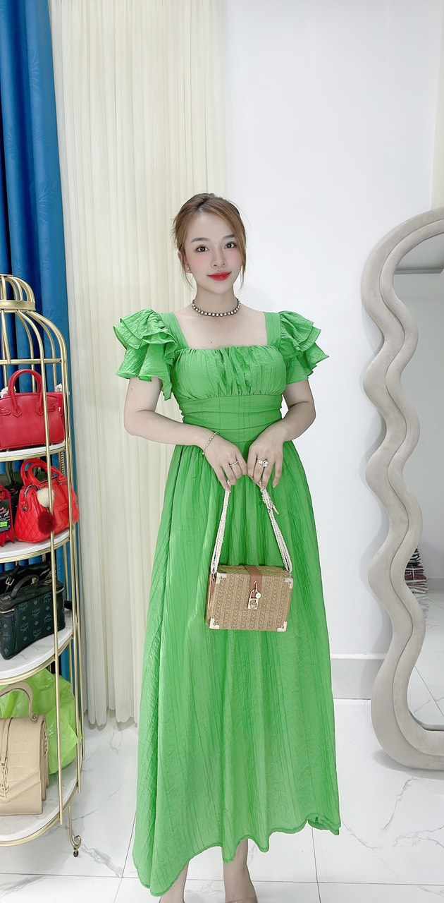 Đầm Maxi Cánh Tiên 3 Tầng DB013