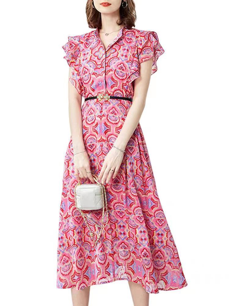 Copy of Đầm Qc Sơ Mi Tay Bèo