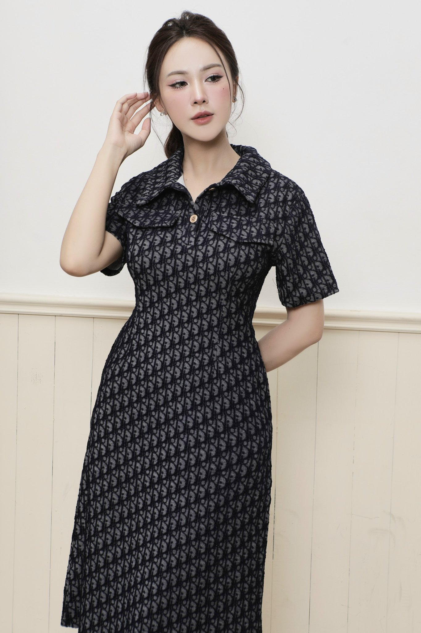Đầm Sơ Mi Qc Form Chữ A