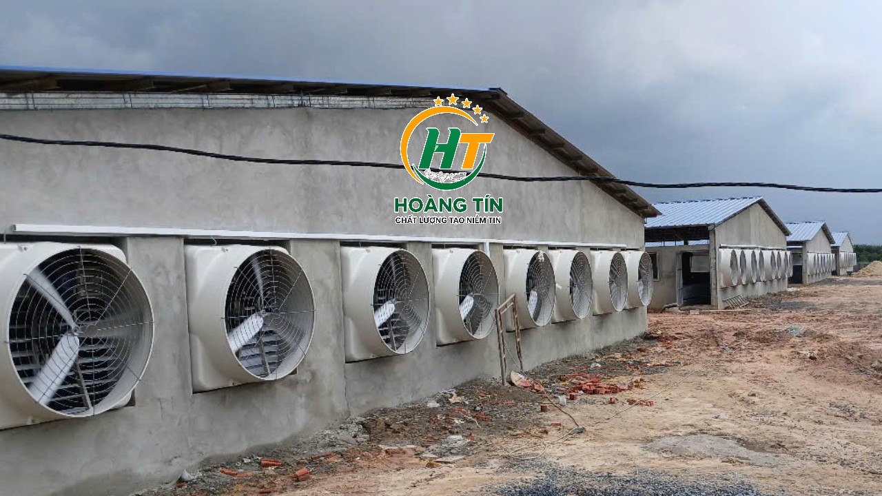 4 DÃY TRẠI HEO HIỆN ĐẠI TẠI TÂY NINH – LẮP ĐẶT 4 BỒN SILO 21 TẤN &amp; DÀN QUẠT COMPOSITE 146 CÁNH NHÔM ĐÚC