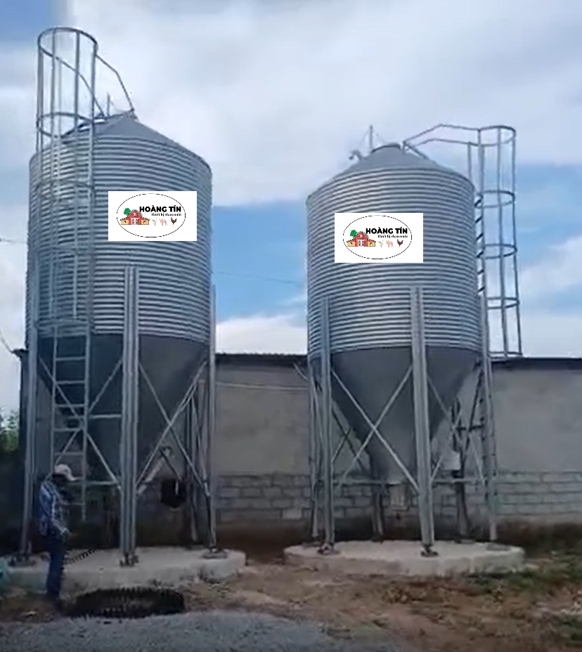Bồn Silo Chứa Cám – Giải Pháp Quan Trọng Khi Làm Trại Tự Động