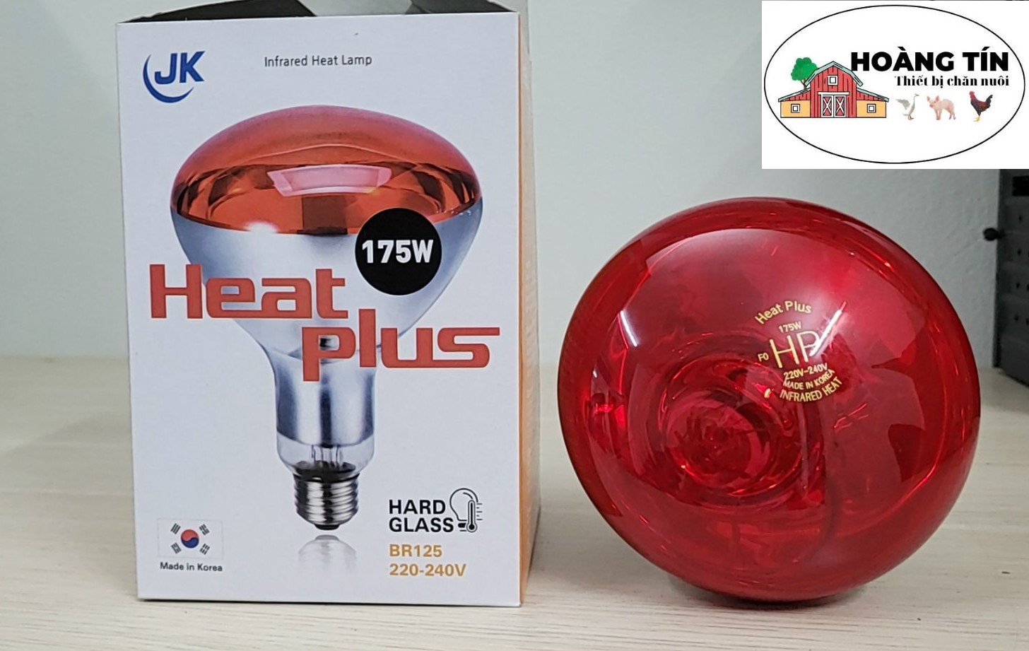 1 THÙNG 10 Bóng đèn sưởi interheat 175W