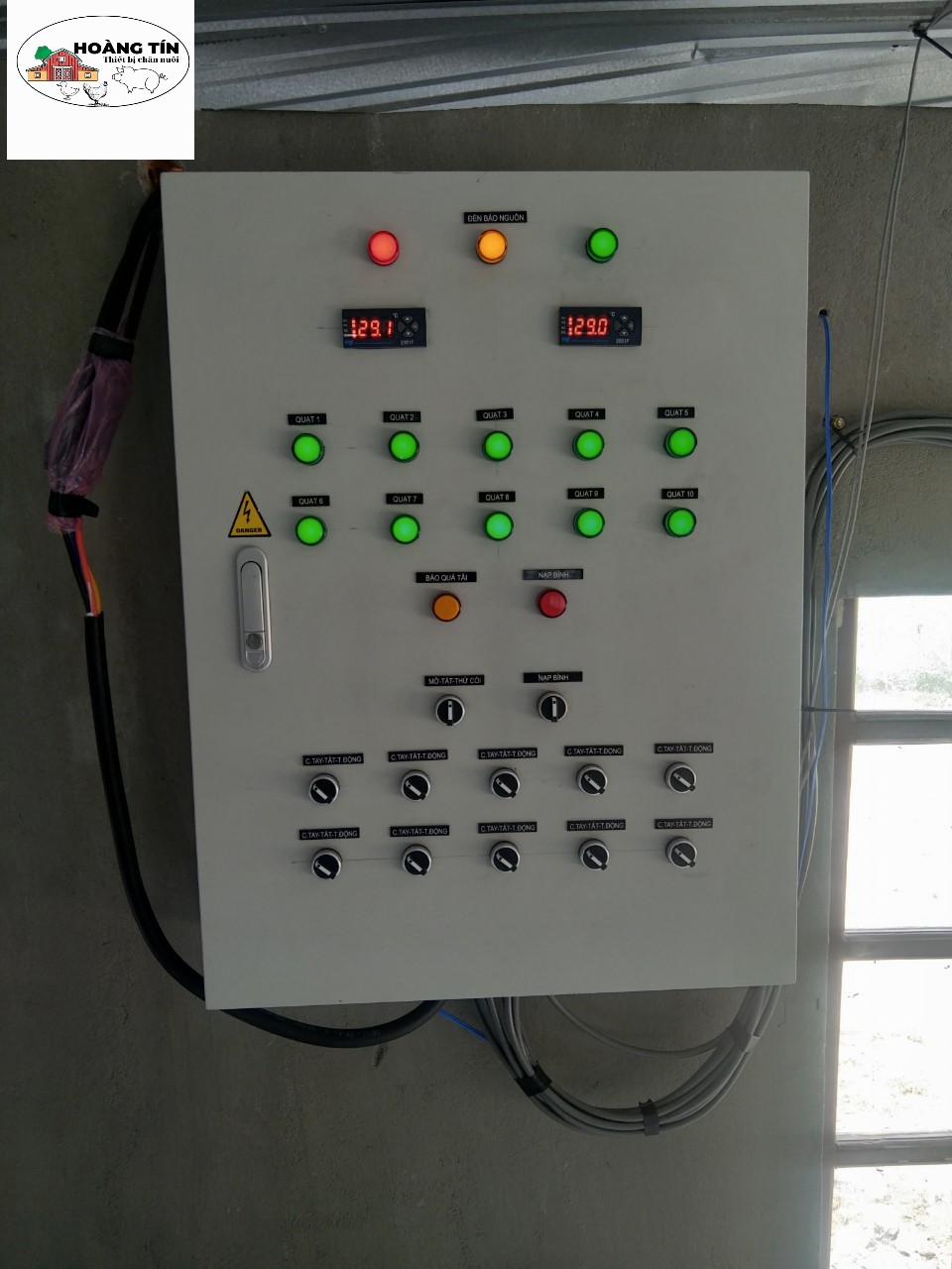Tủ điều khiển quạt trang trại