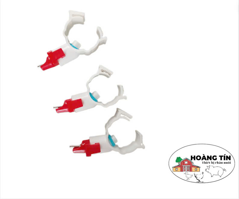 BỊCH 100 Núm uống cho vịt ngan loại tròn dùng cho ống PVC phi 27