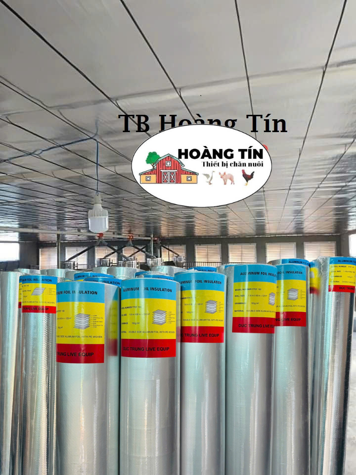 Bạt Trần Tráng Nhôm 2 Mặt 5 lớp và 7 Lớp Chống Nóng Chuồng Trại Hiệu Quả