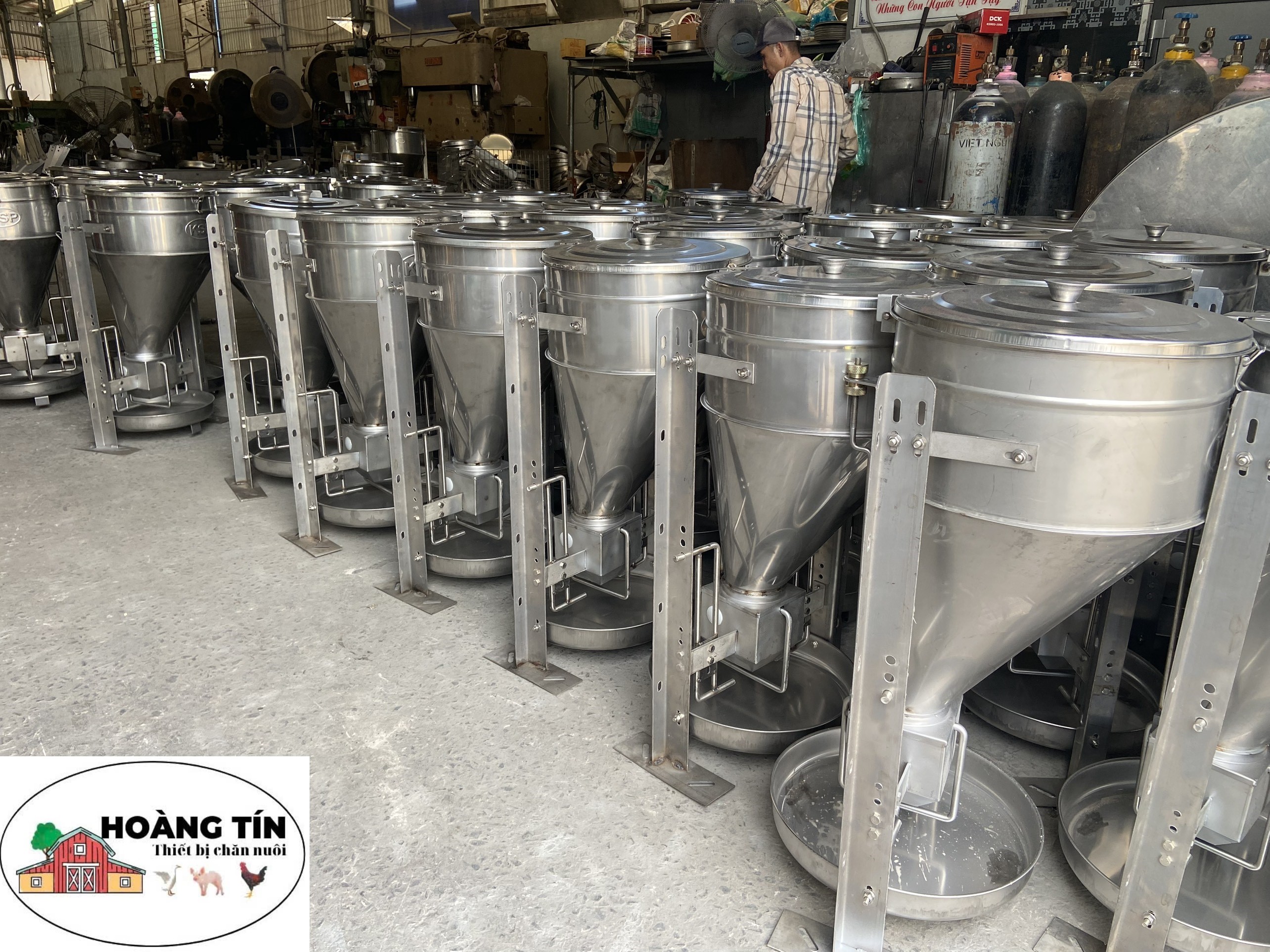 MÁNG ĂN CHO HEO 80 KG, MÁNG INOX, MÁNG HEO LỆCH TÂM, MÁNG HEO THỊT