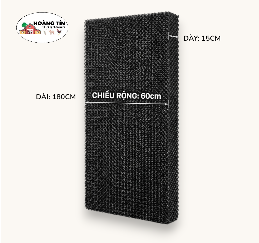 TẤM LÀM MÁT NHỰA PVC CHO TRANG TRẠI LẠNH