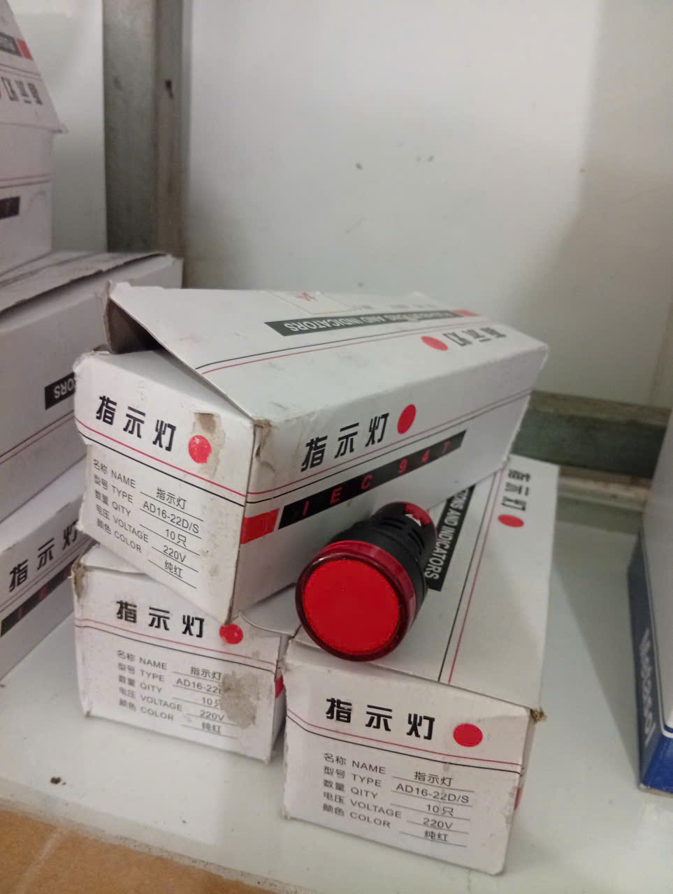 Đèn báo pha LEB xanh/đỏ/vàng dùng cho hệ thống tủ điện điều khiển thiết bị điện