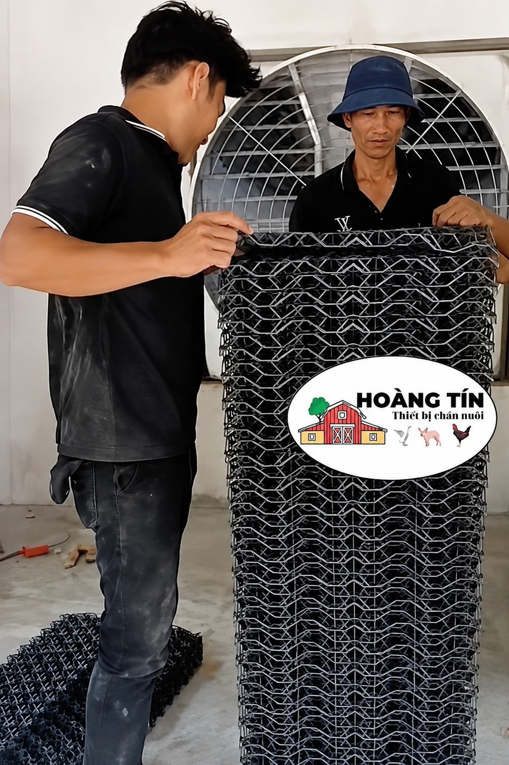 Tấm khử mùi trang trại nhựa dẻo bền kích thước 60x45cm - Giải pháp giảm mùi sau quạt