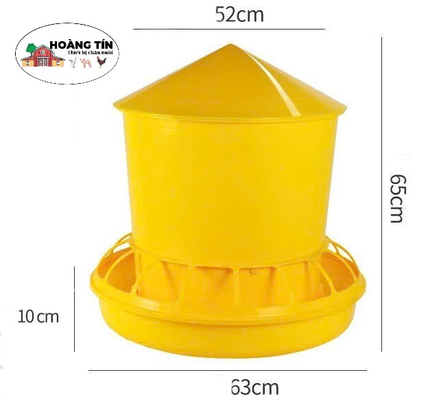COMBO 10 MÁNG ĂN CHO VỊT , MÁNG NHỰA VÀNG 40KG