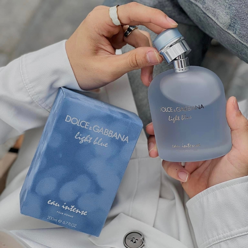 Nước hoa nam Dolce & Gabbana Light Blue Eau Intense Pour Homme EDP full 100ml