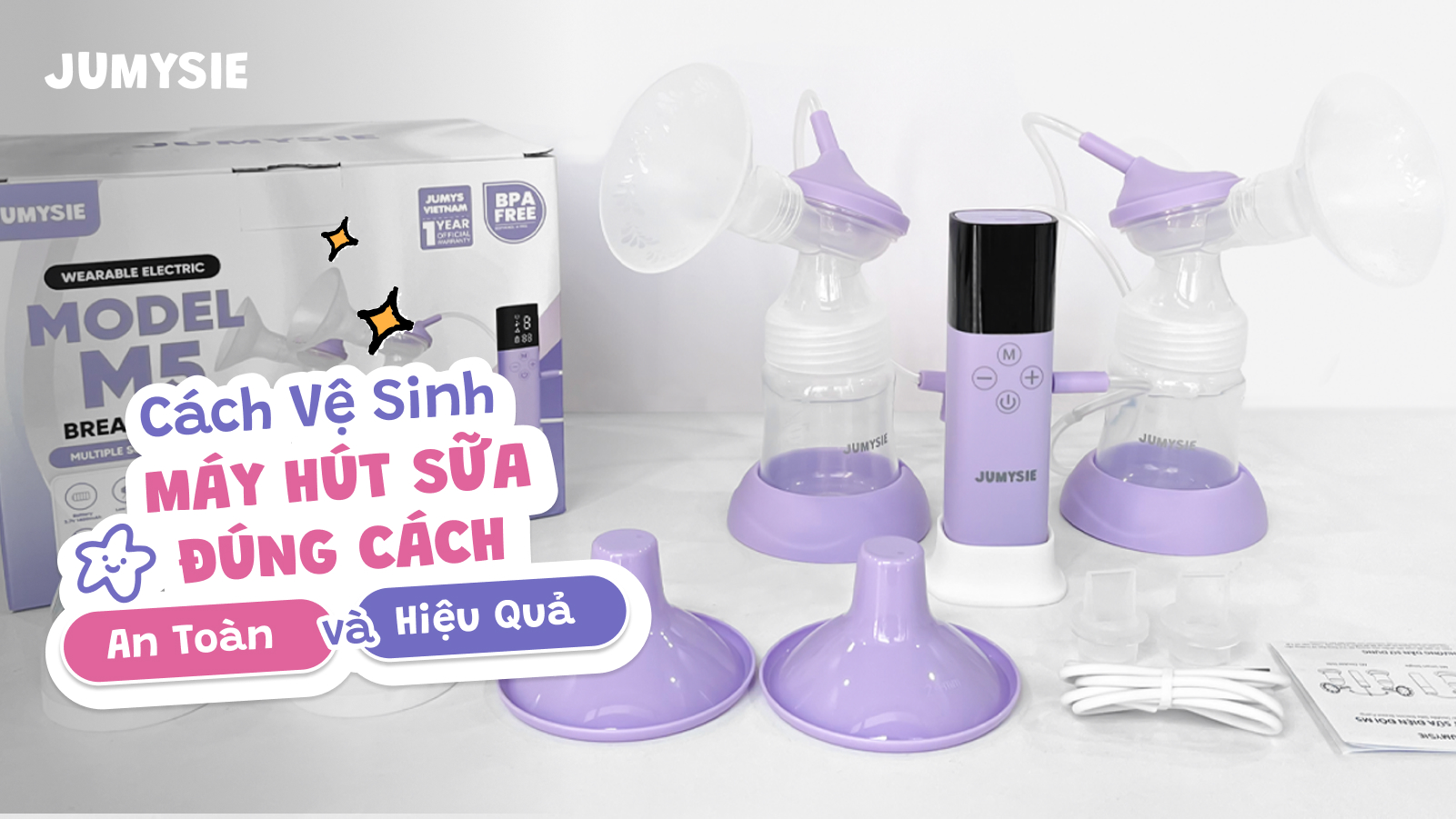 Cách vệ sinh máy hút sữa đúng cách, an toàn và hiệu quả