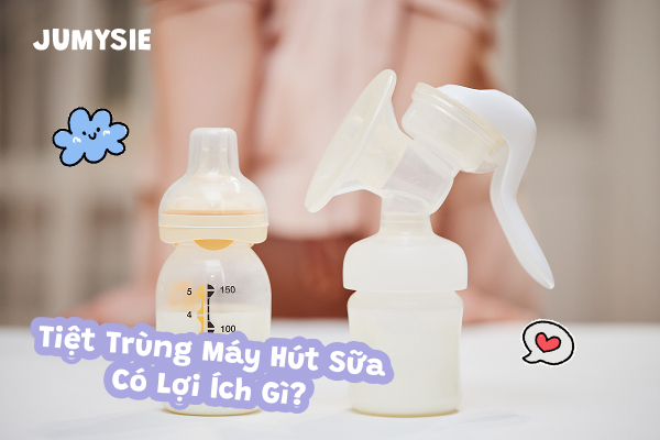 Cách tiệt trùng máy hút sữa bằng nước sôi