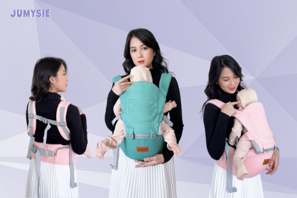 Không để đầu bé gập vào ngực, giữ tư thế tự nhiên cho bé