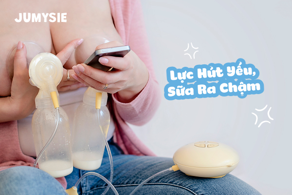 Kiểm tra nguyên nhân từ máy hút sữa