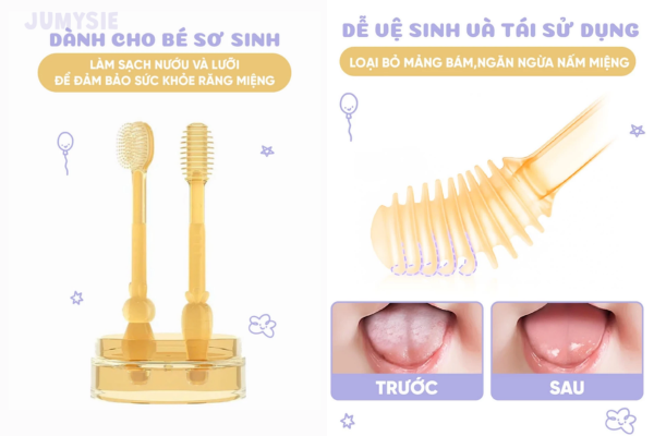 Làm sạch nướu và lưỡi