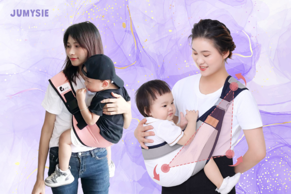 Kiểm tra độ chắc chắn của địu để đảm bảo bé không bị trượt