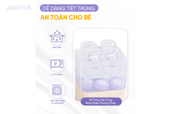 Dễ dàng tiệt trùng an toàn cho bé
