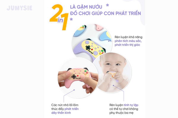 Có các nút nhô giúp bé phát triển dây thần kinh