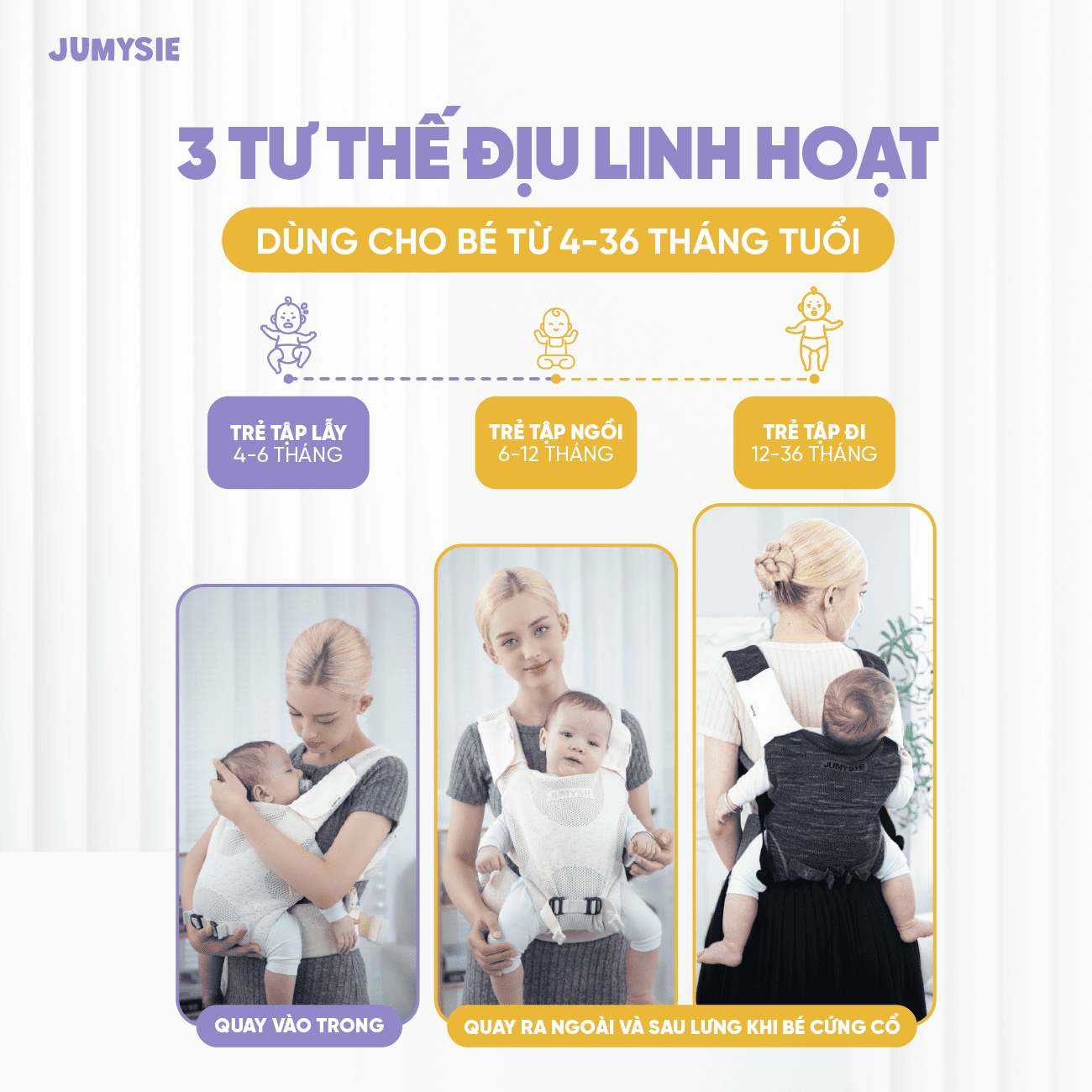 Địu Trợ Lực Cao Cấp E8 - Thiết kế siêu nhẹ và thoáng khí