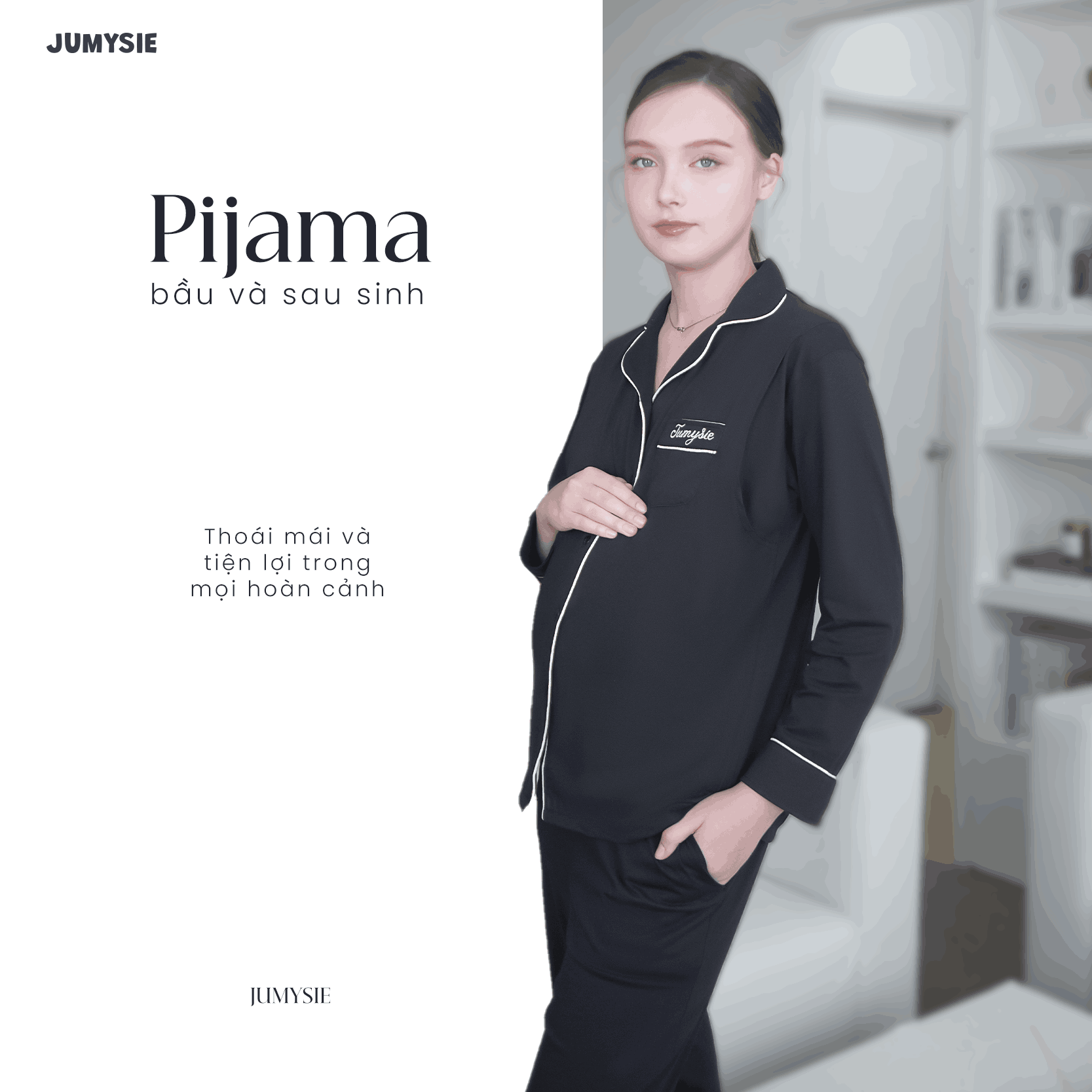 Bộ Pijama bầu và sau sinh Jumysie Cao Cấp