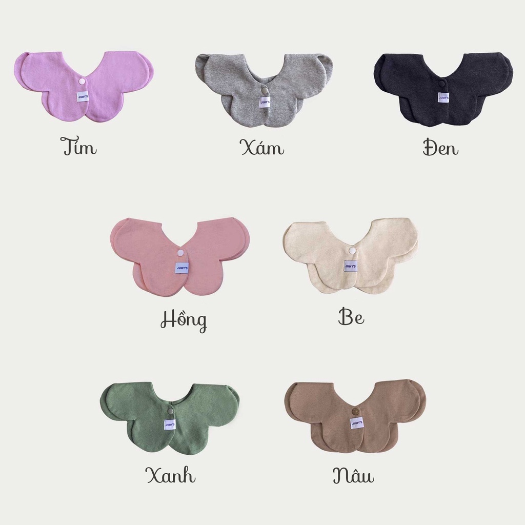 Yếm Cổ Tròn Jumysie - Chất vải cotton mềm mịn