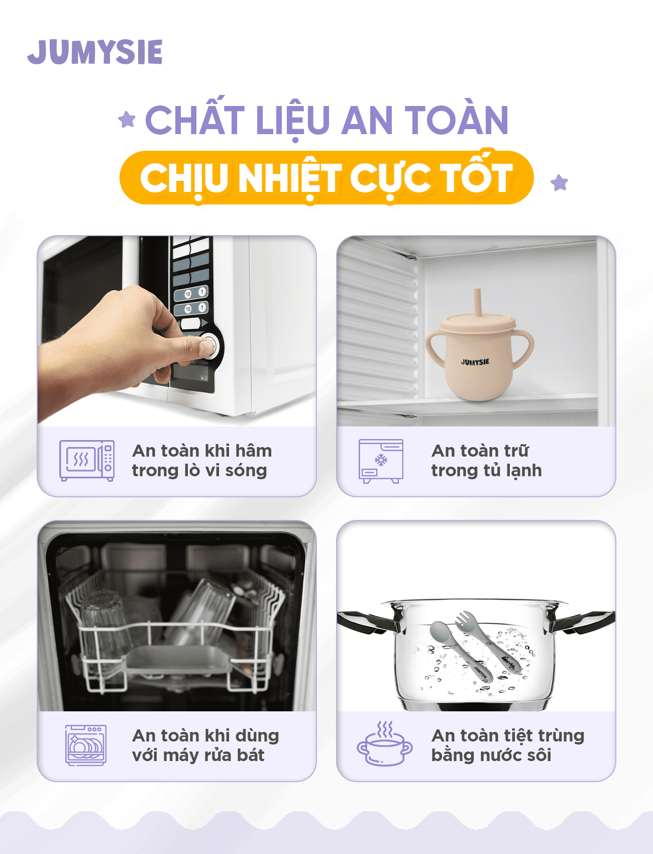 Set ăn dặm 6 món Jumysie