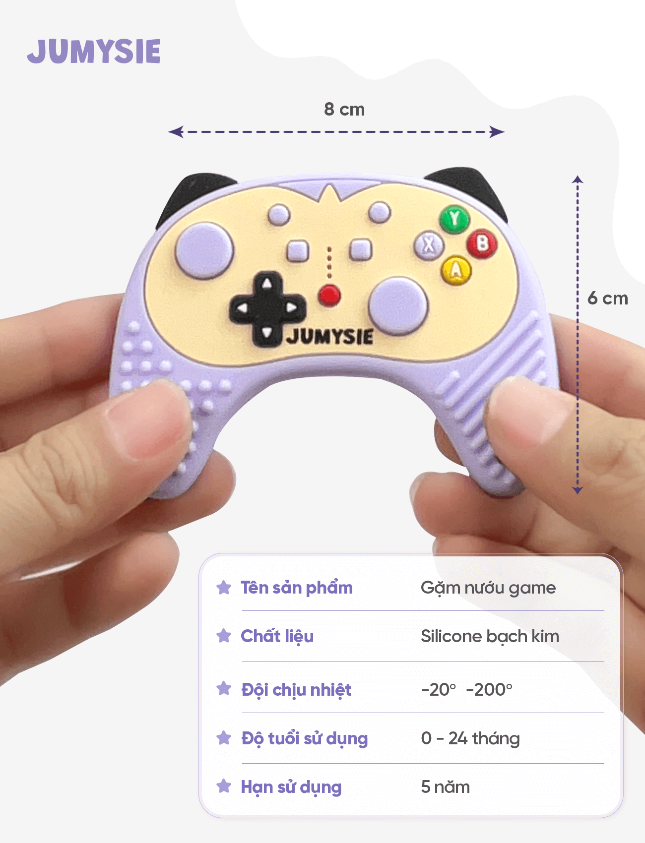Gặm Nướu Hình Game Jumysie - Chất Liệu An Toàn Không Chứa BPA
