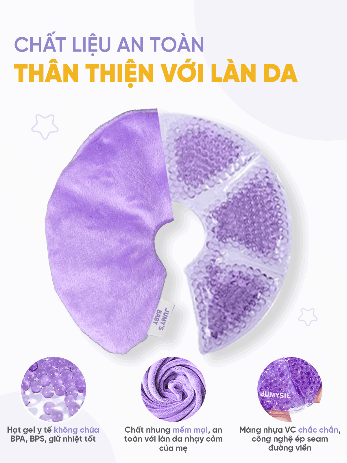 Túi Chườm Ngực Jumysie: Giảm đau, thông tắc tia sữa