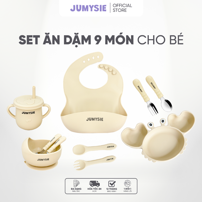 Set ăn dặm con cua 9 món Jumysie