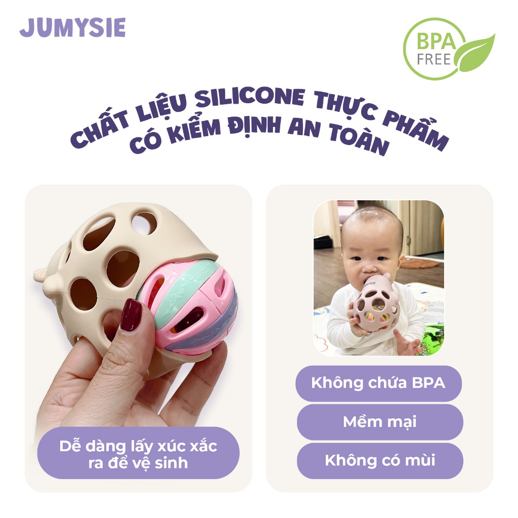 Gặm Nướu Hình Gấu Xúc Xắc Jumysie Đáng Yêu