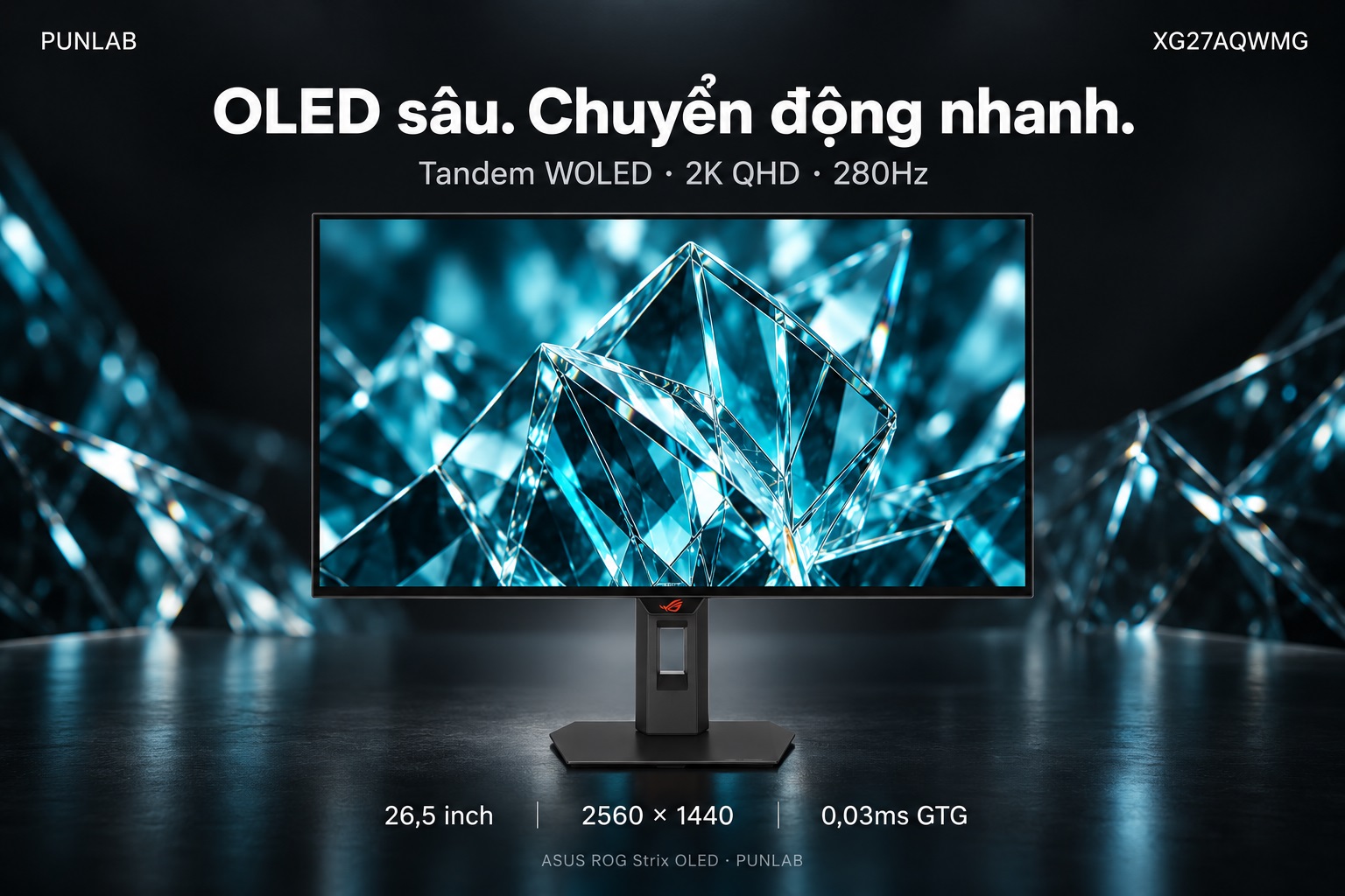 Màn hình ASUS ROG Strix OLED XG27AQWMG — tổng quan sản phẩm