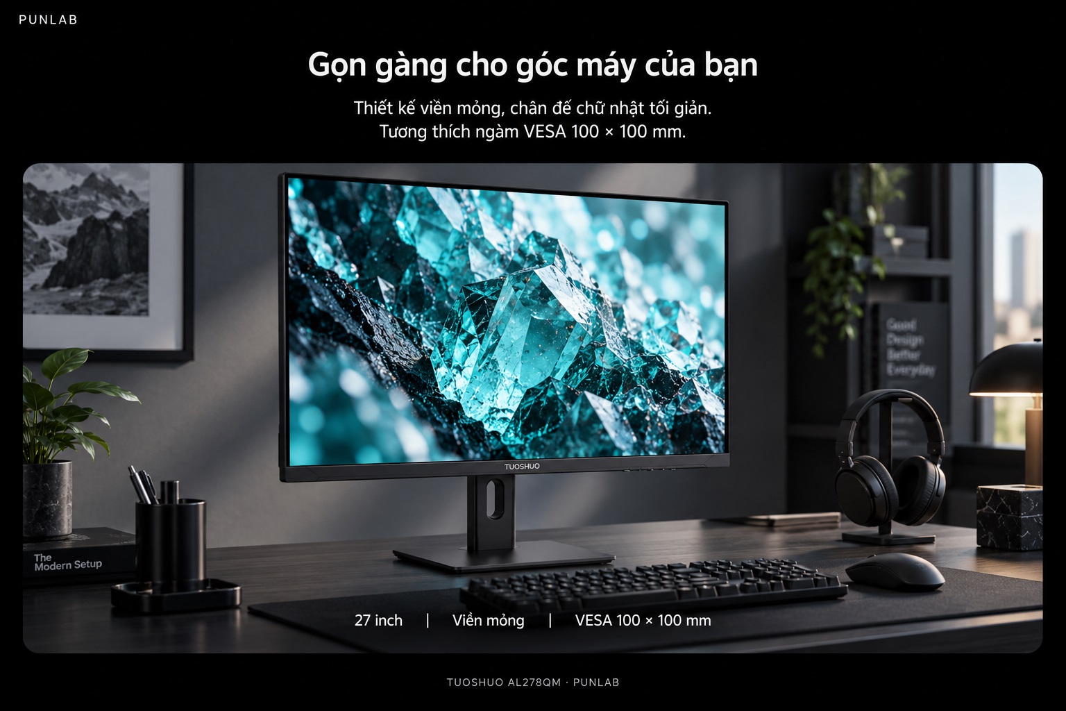 Màn hình TUOSHUO AL278QM — Chân đế theo đúng phân loại