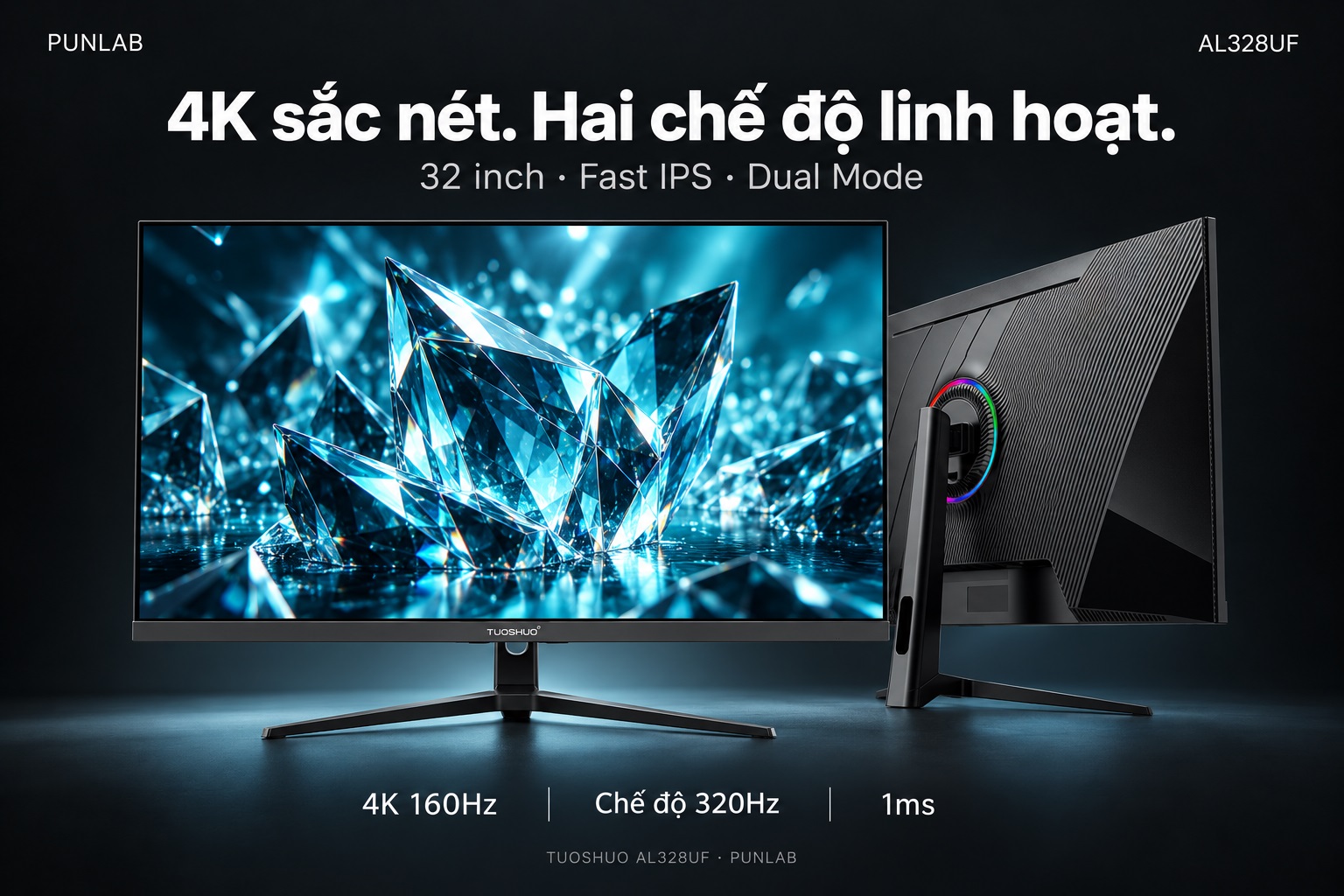 Màn hình TUOSHUO AL328UF — tổng quan sản phẩm