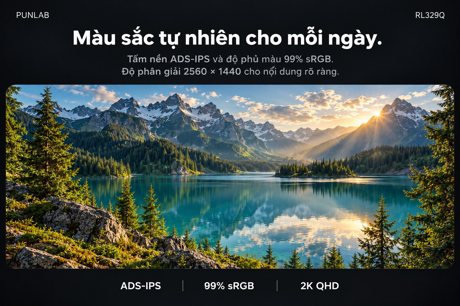 Màn hình TUOSHUO RL329Q — bản 95Hz có Type-C — ADS-IPS, 99% sRGB