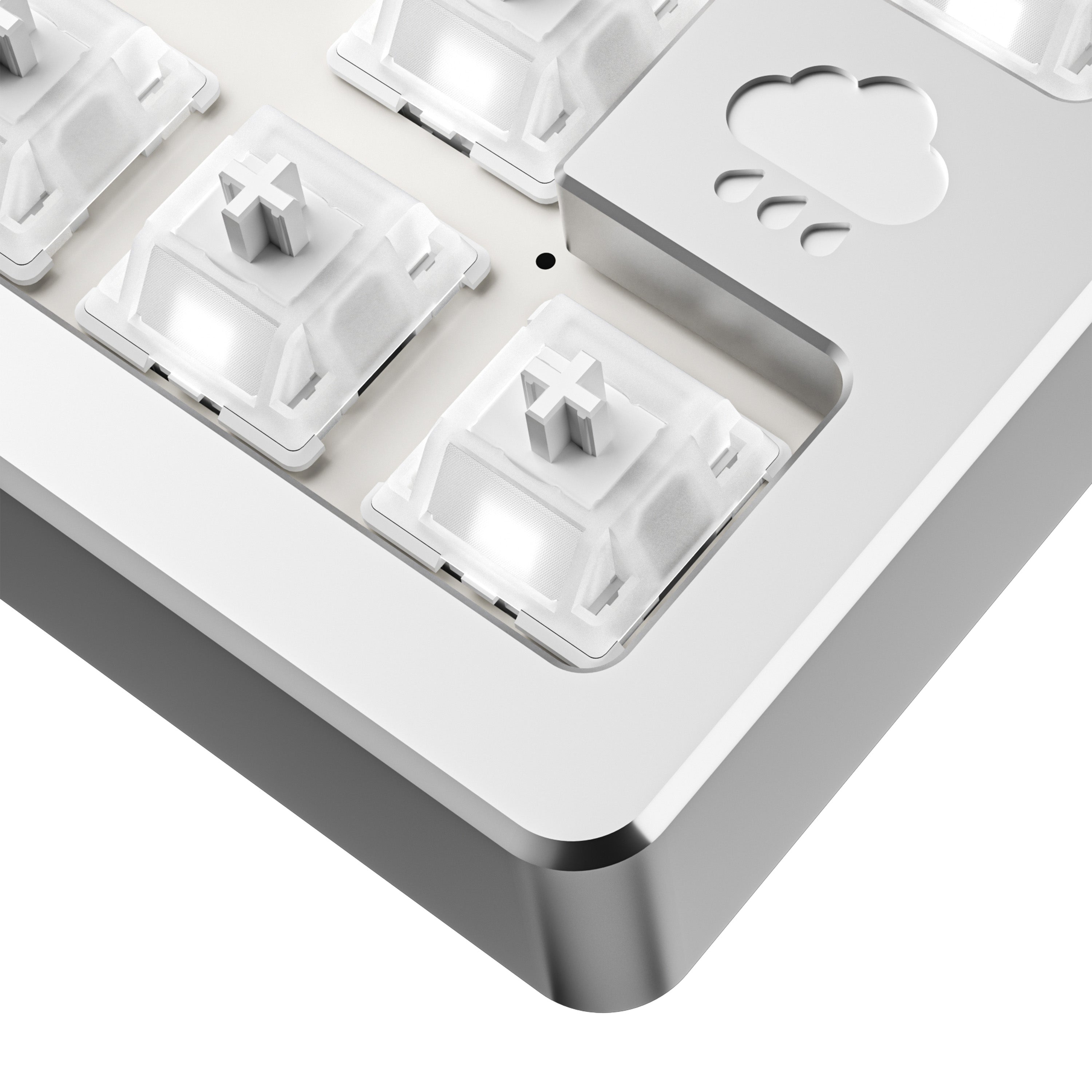 Biểu tượng đám mây và switch trên Rainy 75 Pro Mithril