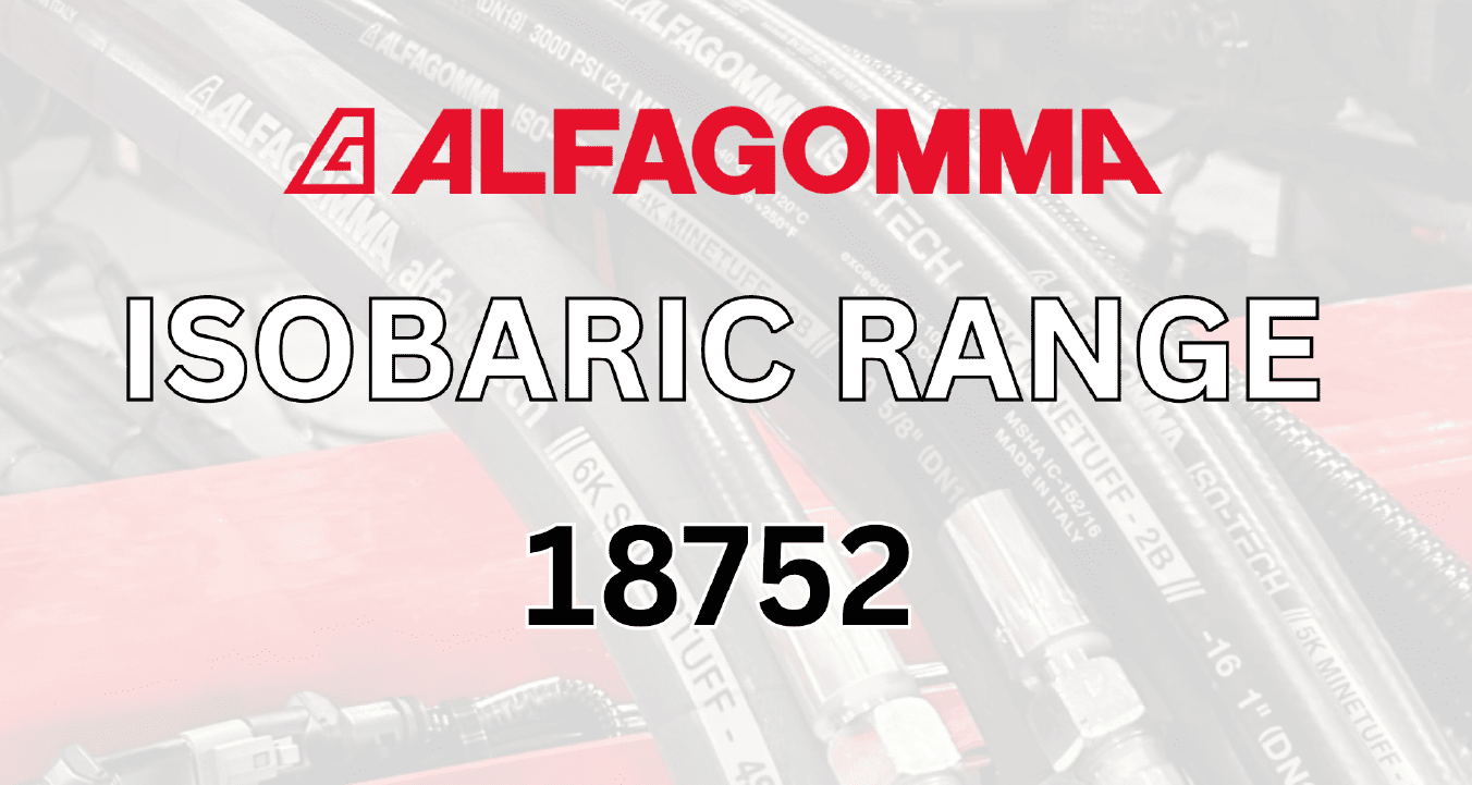 Ống Alfagomma Isobaric EN ISO 18752 Phù Hợp Hệ Thống Áp Suất Cao (Ra mắt 2025)
