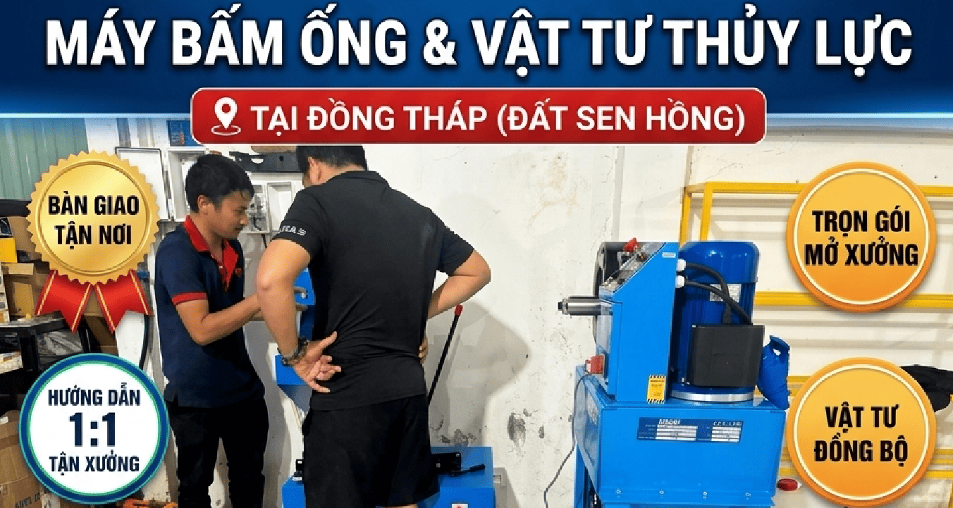 Giao Tận Nơi Trọn Bộ Máy Ép Tuy Ô Và Máy Cắt Gọt Samway P32 Đến Đồng Tháp