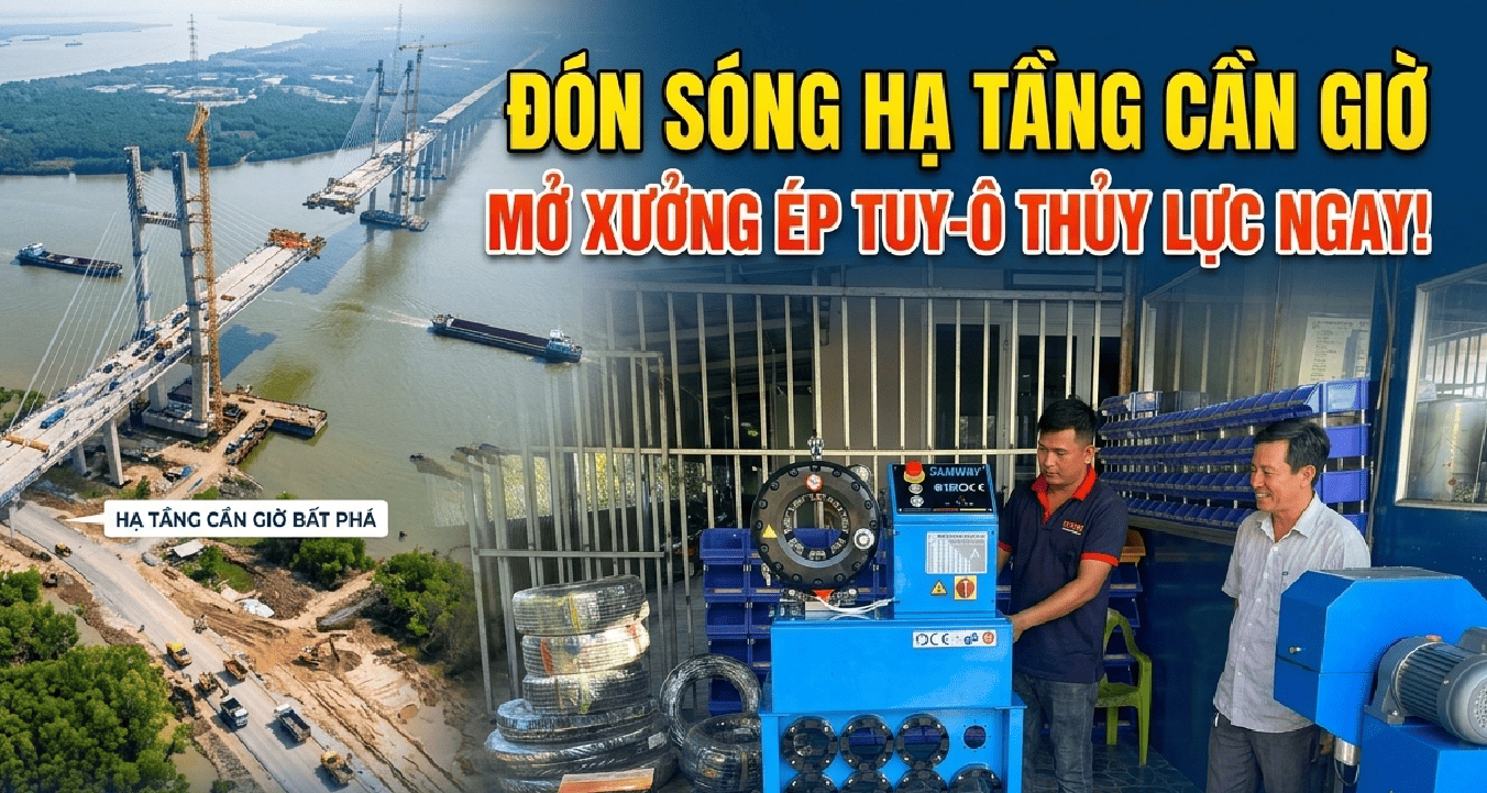 Thời Điểm Vàng Để Mở Xưởng Ép Ống Cơ Giới Đón Sóng Hạ Tầng Tại Cần Giờ