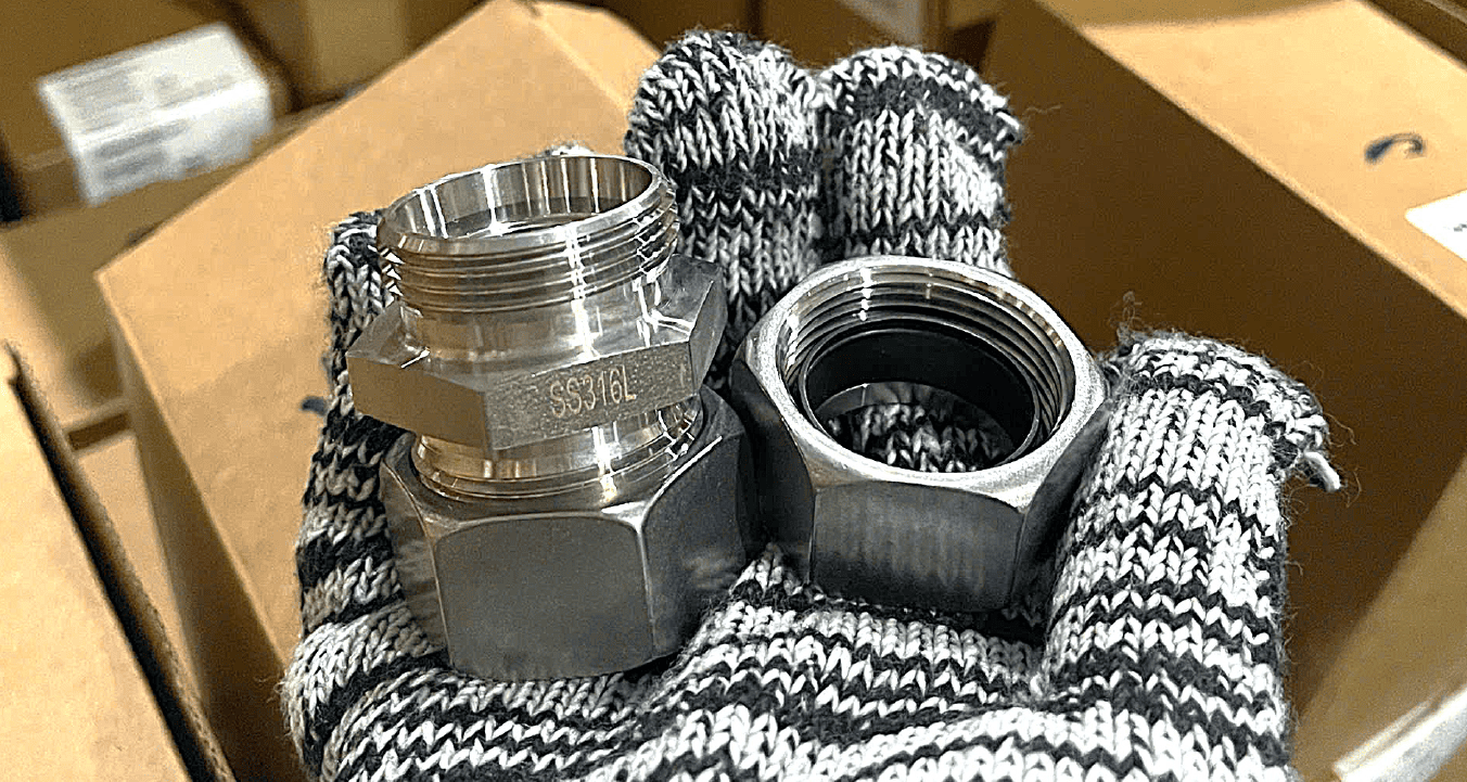 Đầu Nối Thủy Lực Inox SS316 Trung Quốc Bền Bỉ Tới 5 Năm Với Giá Tốt