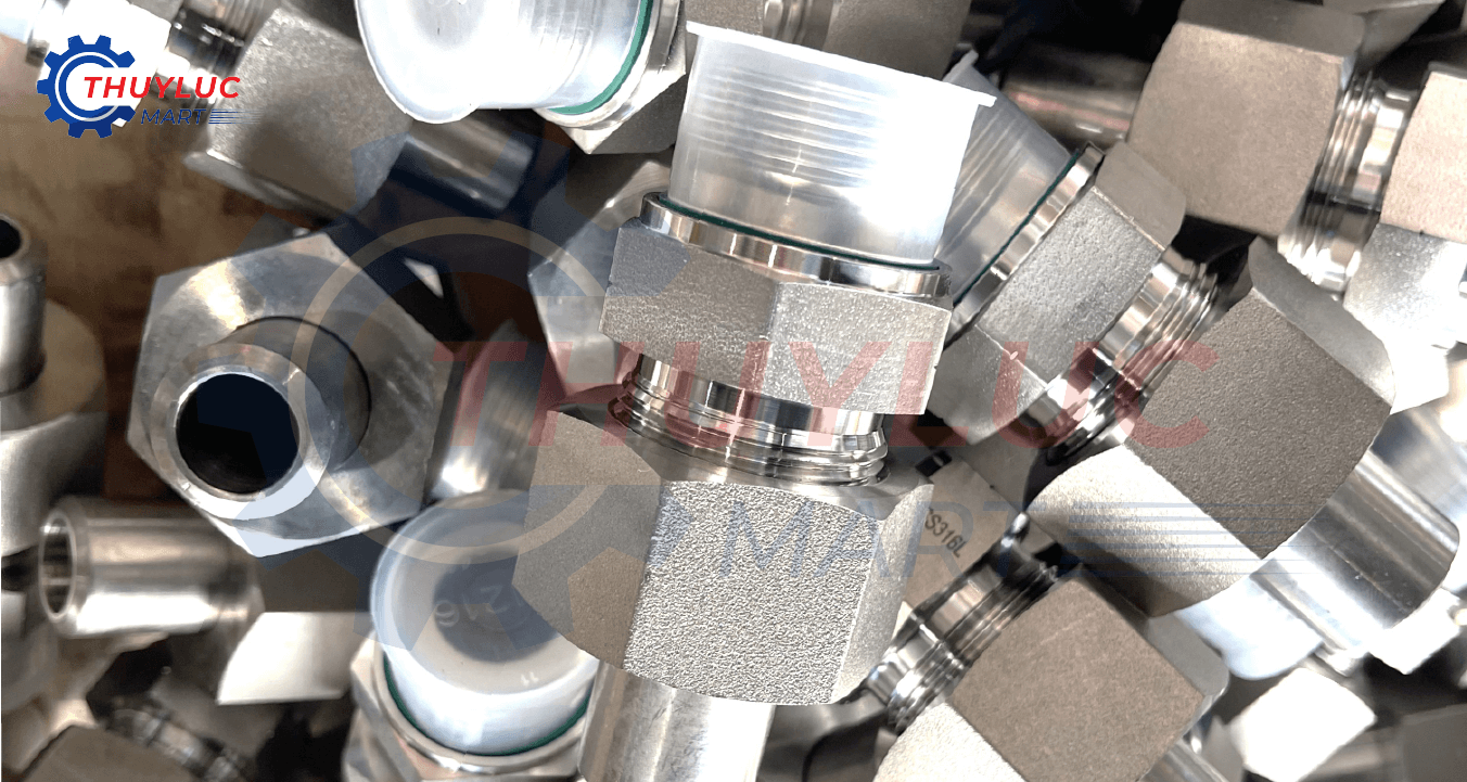 LẮP GIAO 132 BỘ KÉP THỦY LỰC INOX 316 KÈM CHUÔI HÀN