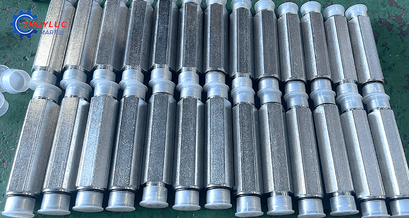 Đầu Nối Thủy Lực 3/4 Inch JIC - BSPP Dài 150mm Chất Liệu Thép