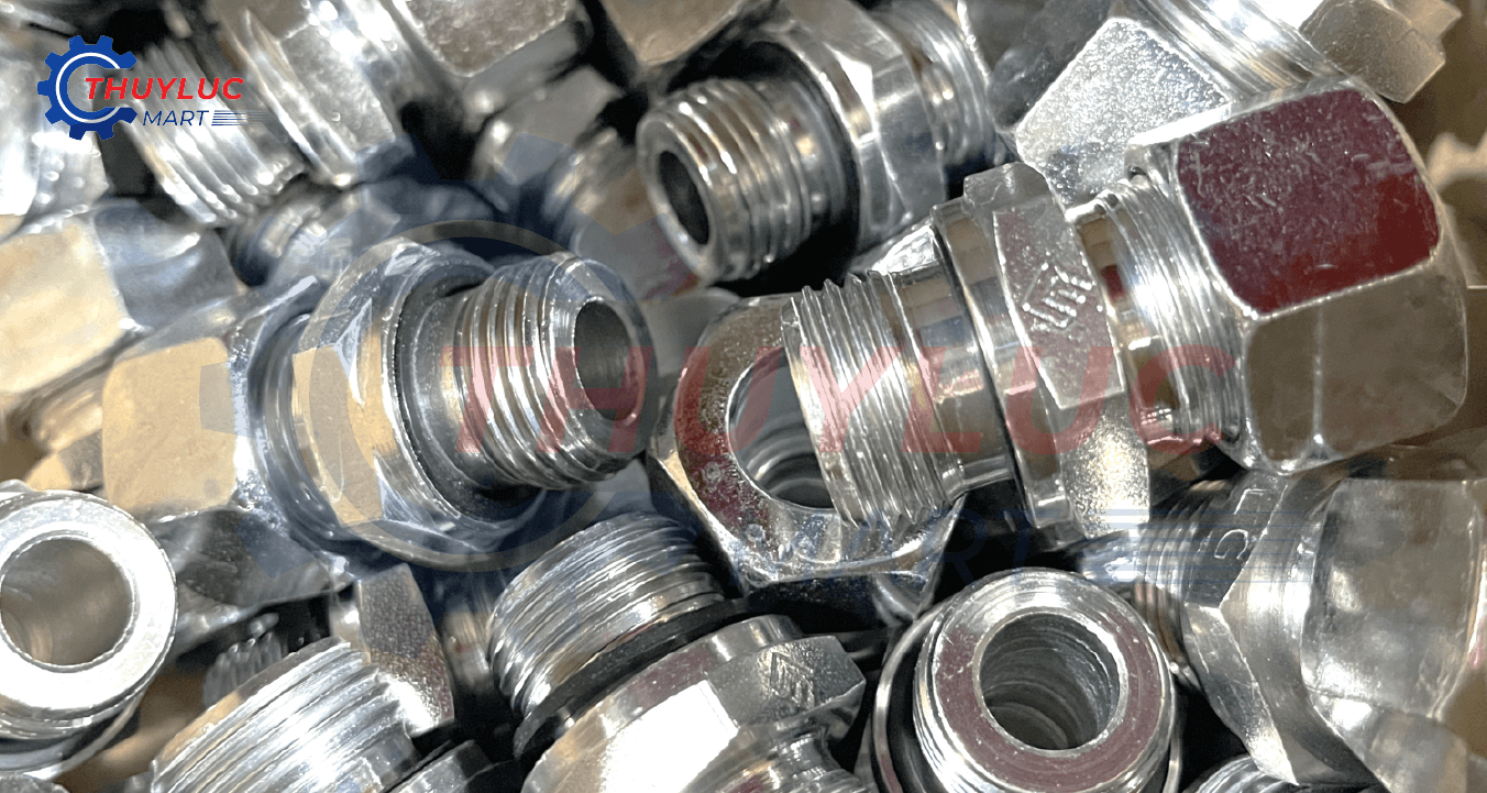 SO SÁNH ĐẦU NỐI THỦY LỰC CHẤT LIỆU THÉP VÀ INOX