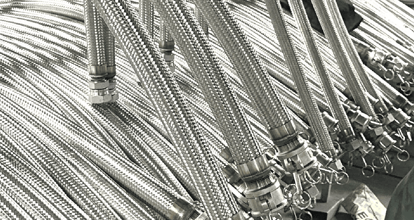 Gia công 300 sợi Ống mềm inox 304 1.1/2 inch kết nối 2 đầu camlock Type D dài 1200mm