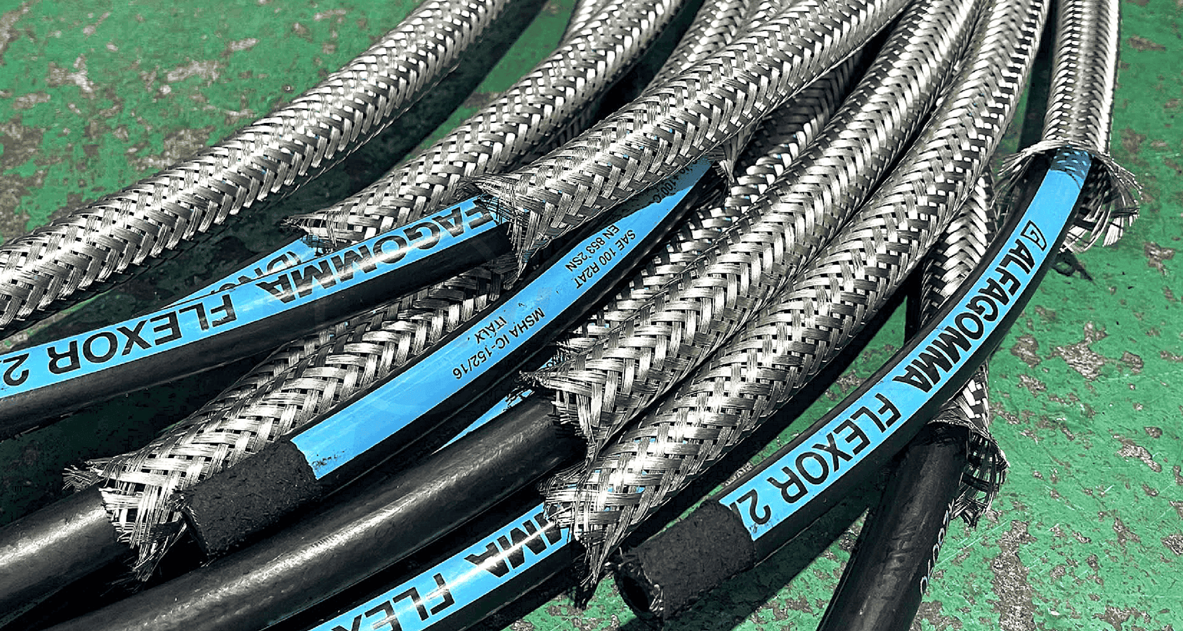 Bọc Lưới Inox Ống Thủy Lực Alfagomma 2 Lớp Giúp Tăng Độ Bền Vượt Trội