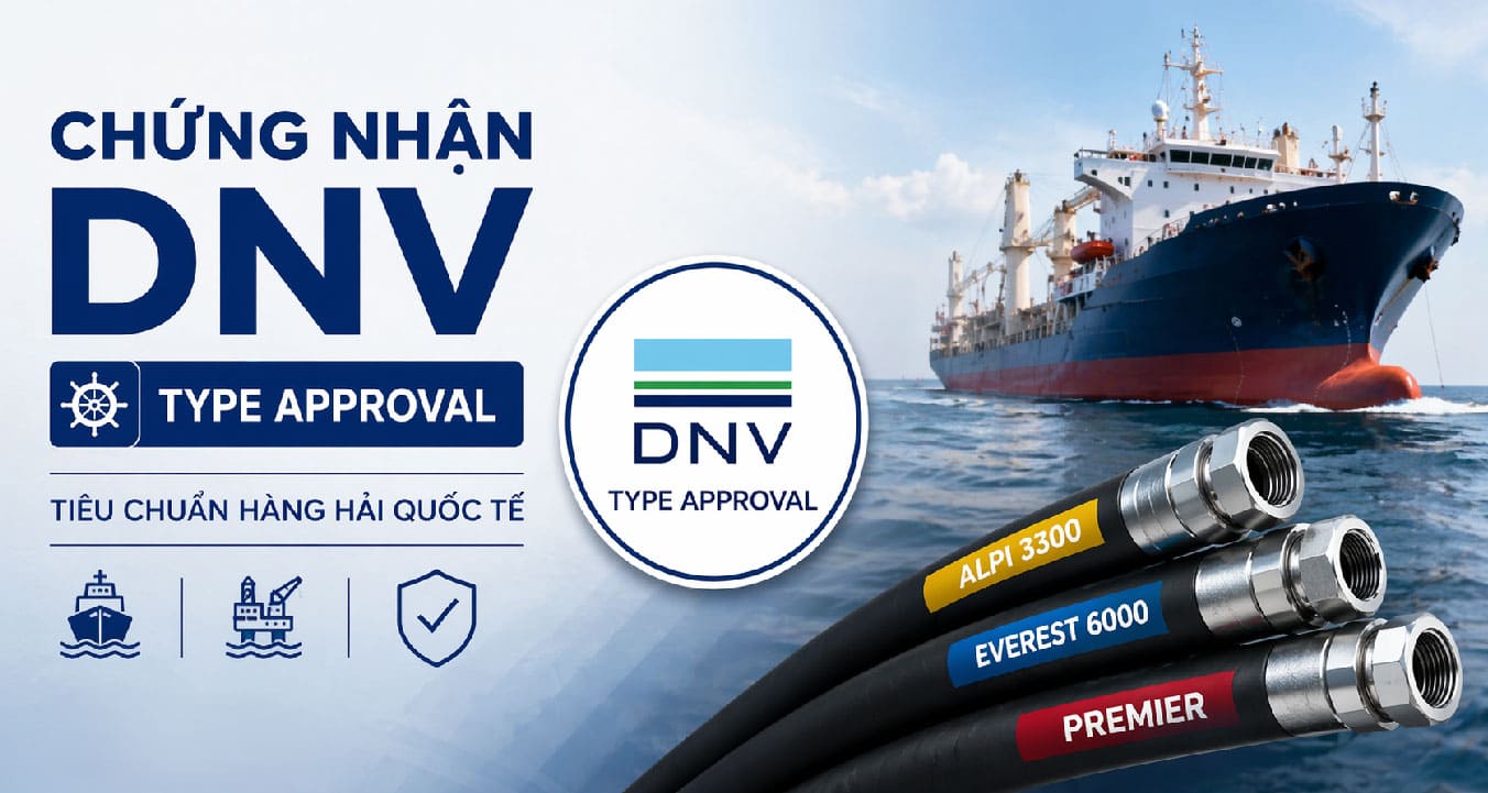 Chứng nhận hàng hải quốc tế DNV Type Approval cho ống thủy lực Vitillo là gì?