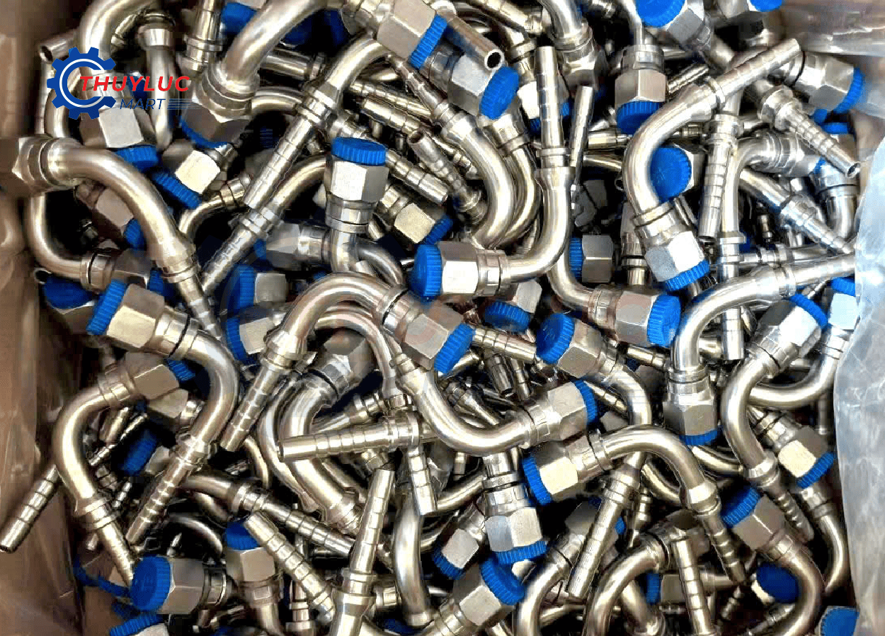 Đầu inox bấm ống thủy lực, vỏ áo bóp inox đồng bộ sẵn kho HCM & Hà Nội