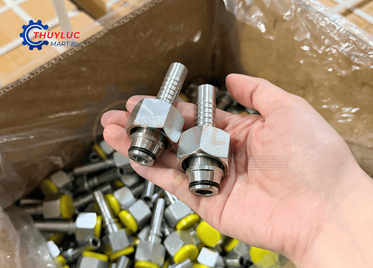 đầu cos bấm ống thủy lực chuẩn DIN dùng cho ống mềm thủy lực chịu áp cao