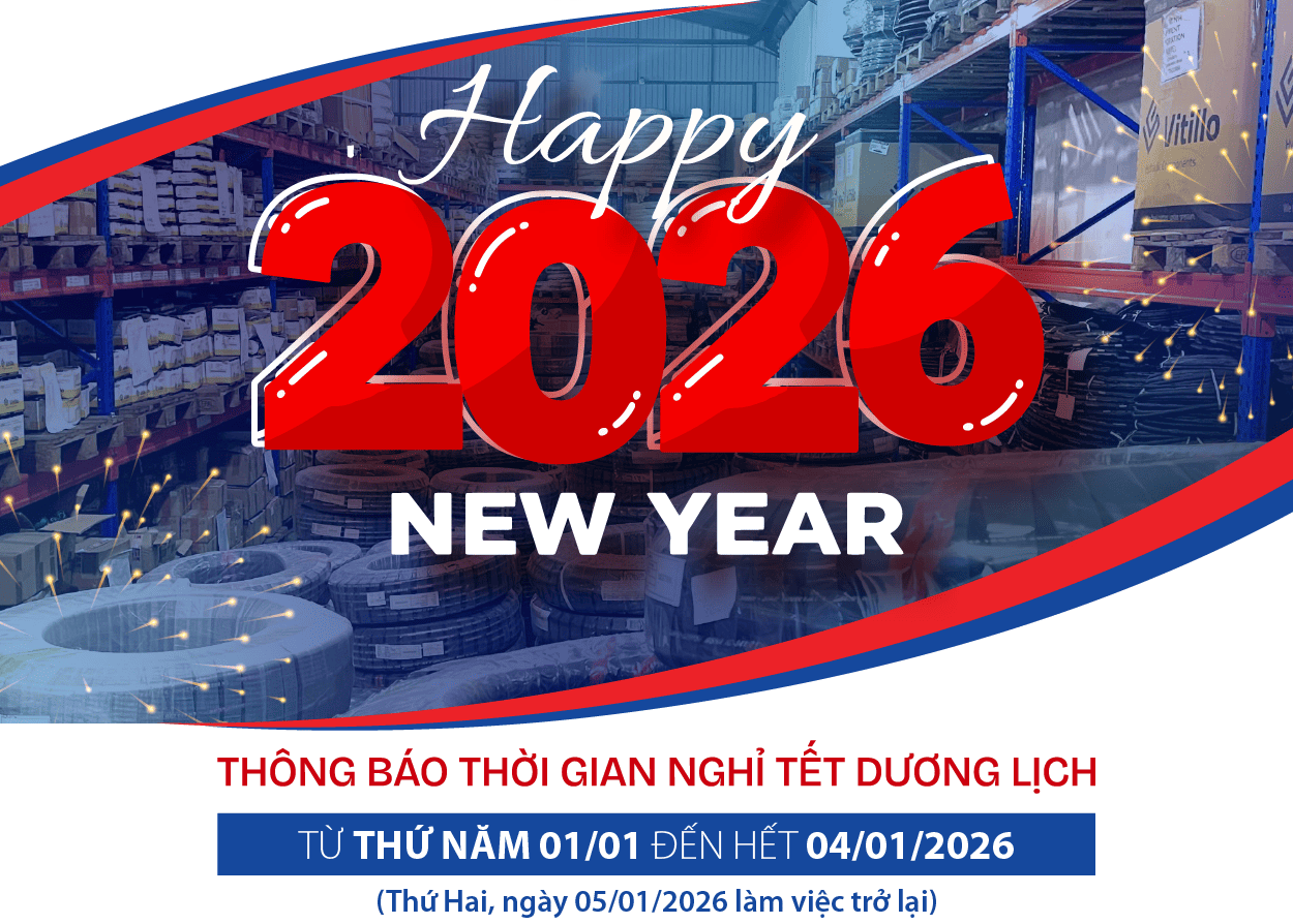 Lịch nghỉ dịp lễ Tết Dương lịch của Thủy Lực Mart năm 2026